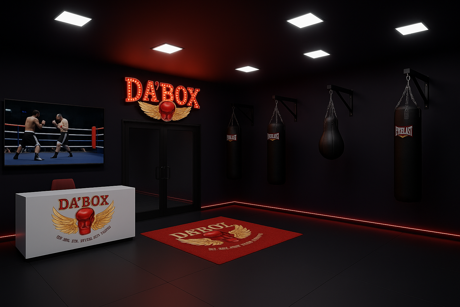 Interior del estudio DA'BOX